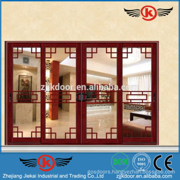 JK-AW9107 classic elegant interior aluminum sliding folding doors prices